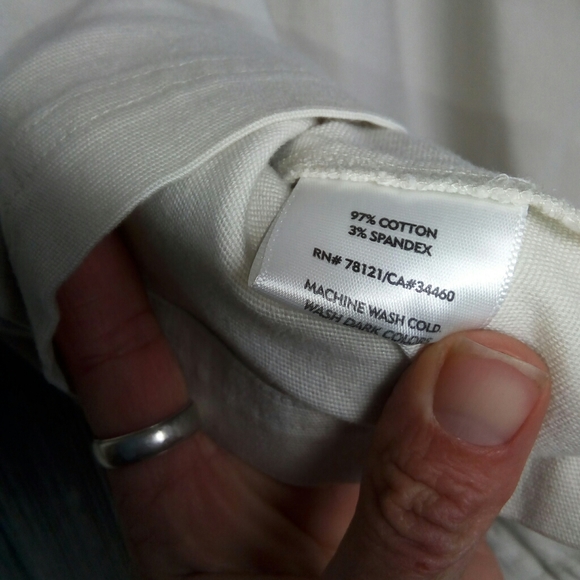 Eileen Fisher snap front jacket off white LP - Picture 7 of 7